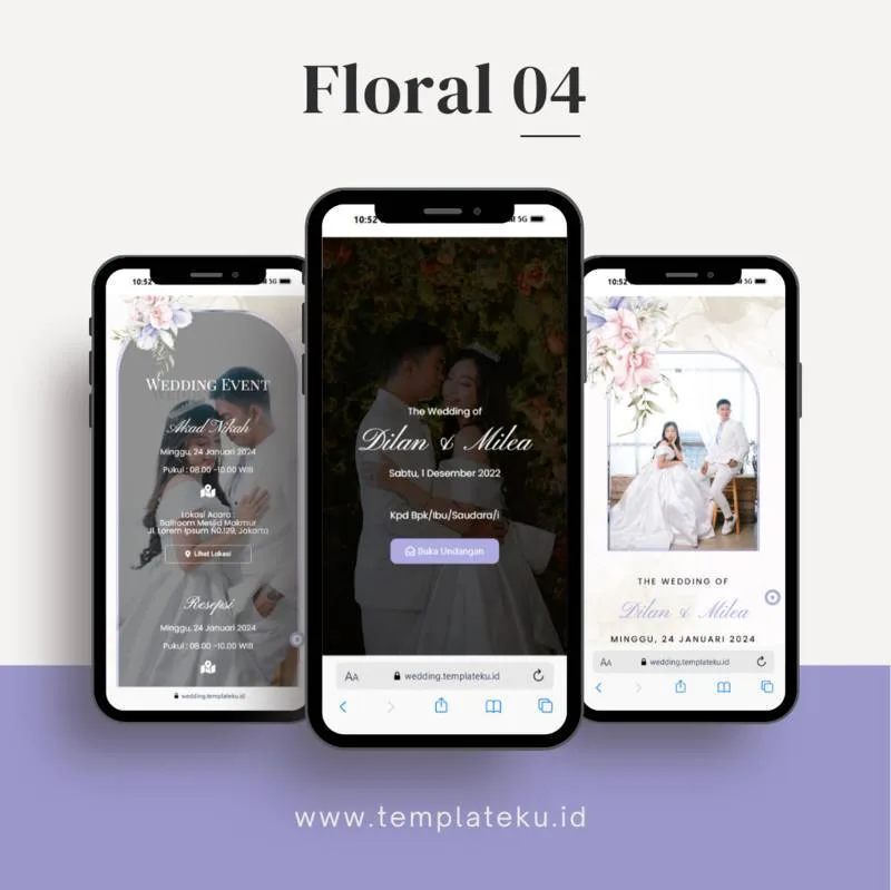 arahmakna wedding template floral 4