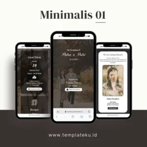 arahmakna wedding template minimalis 1