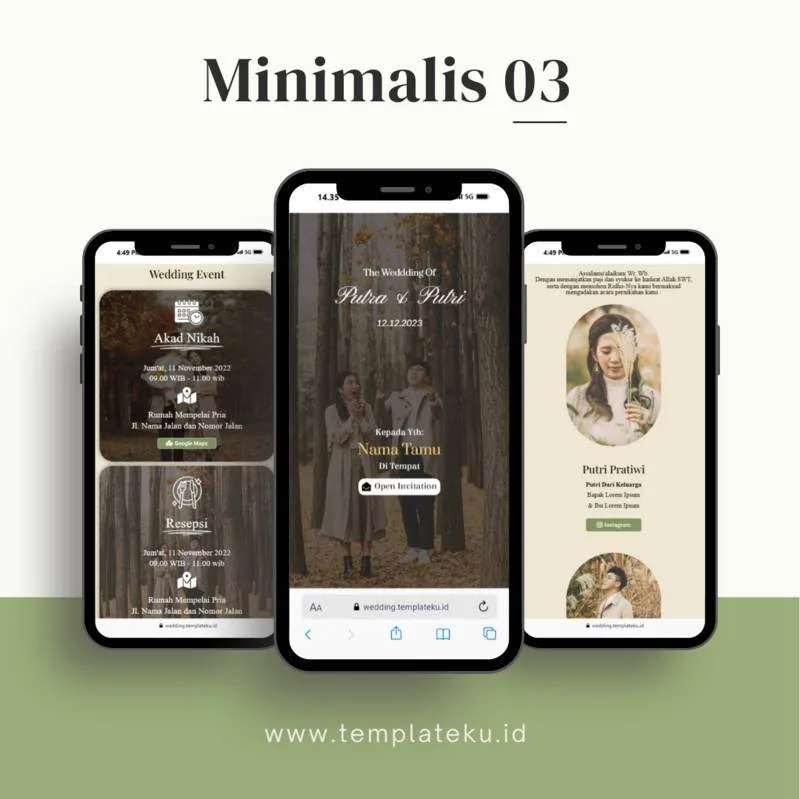 arahmakna wedding template minimalis 3