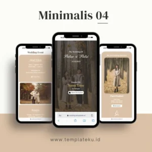 Wedding Invitation Templates Minimalis 04